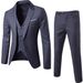Hot Men Brand Blazers 3 Pieces Sets Business Suits Blazer + Vest + Pants Wedding Formal Coats Elegant Jackets Party Wedding Formal Casual Terno_viptrois.com