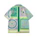 Men's Clothing Beach Summer Casual Cardigan Suit Cashew Green Digital Printing Loose Shorts Shirt Suit Men_viptrois.com
