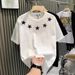Men's Clothing Internet Celebrity Hot Style Niche Men's T-shirt Short-sleeved Pure Cotton Star Hot Diamond Fashion Brand Half-sleeved T-shirt Local_viptrois.com