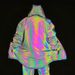Men's Clothing colorful jacket, mid length reflective windbreaker for men, hip hop loose large size trendy jacket_viptrois.com