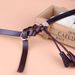 Genuine leather belt for women New fashionable lacquered women's belt alloy buckle head cowhide decoration women's belt thin 630_viptrois.com