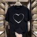 Men's And Women's Shirts Versatile Summer American Tops Trendy Hiphopt Printed Short Sleeves Loose High Street Pure Cotton_viptrois.com