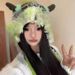 Sweet cute cartoon plush ear protection hat for girls in autumn winter, new Korean version, thick and warm forest style_viptrois.com