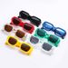 Men's Sunglasses Personality Irregular Punk Sunglasses Men And Women Small Frame Sunglasses_viptrois.com