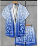 Men's Clothing Shirt Shorts Suit Beach Vacation Pattern Printing Shirt Set_viptrois.com