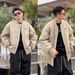 Men's Jacket Jacket Korean Version Casual Stand-up Collar Jacket Loose Top Versatile Baseball_viptrois.com