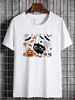 Halloween Silly-Goose Spooky Season Honking Jack-O-Lantern T-Shirt Print Round Neck Short Sleeve Women Stylish Breathable Female Slightly Top For Everyday Wear Comfortable Unisex Summer Women Top Graphic Tees Casual Designer Clothes Soft Versatile_viptrois.com