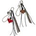 Bag Pendant Heart-shaped Pearl Chain, Keychain, Woven Strap, Woven Rope_viptrois.com
