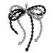Single DIY Handmade Beaded Bow Lobster Buckle Shoe Buckle Fashionable All Match Shoe Decoration Shoelace Buckle Women_viptrois.com