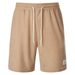 Men's Solid Color Corduroy Sweatpants Lace Up Casual Shorts Five Point Simple Design Summer Bottoms_viptrois.com