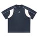 Men's Clothing Embroidered Cotton Short Sleeved T Shirt For Men Summer New Style Contrast Color Open Stitching Design Trendy Brand T Shirt_viptrois.com