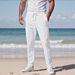 Men's Clothing Men's Trousers Light Luxury Summer Thin Men's Casual Pants Fashion Pants Slim Fit Casual_viptrois.com