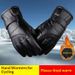 Pulse Men's Leather Winter Fleece Lined Thickened Warm Riding Motorcycle Gloves Waterproof Windproof Touchscreen Outdoor_viptrois.com