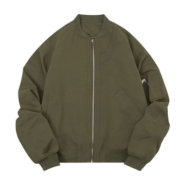 Men's Autumn And Winter New Style Pilot American High Street Workwear Trendy Brand Baseball Jacket Coat Men's Clothing_viptrois.com