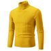 Men's Clothing Wholesale Men's Sweater High Collar Solid Color Twisted Bottoming Shirt Men High End New Men_viptrois.com