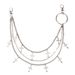 Oversize Punk Chains - Unisex Hip Hop Waist Jewelry With Lock Detail, Streetwear Accessories For Pants_viptrois.com