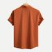 Men's Clothing Spring And Summer New European And American Men's Solid Color Casual Short Sleeve Shirt Cardigan Lapel Fashion Shirt Cross Border Men_viptrois.com