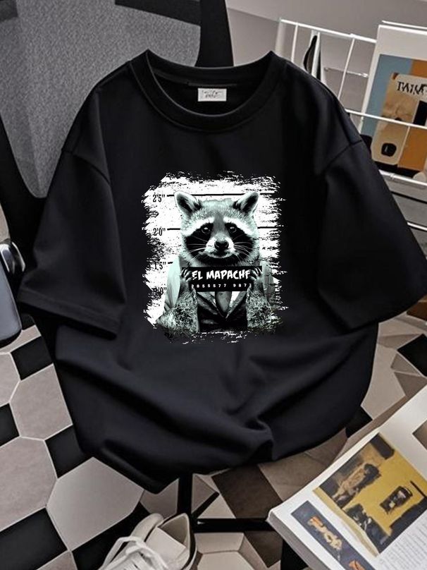 Raccoon Animal Print Gift Large Capacity Backpack Print Backpacks Homme Comfortable Designer Clothes Summer Top For Everyday Wear Casual Soft_viptrois.com