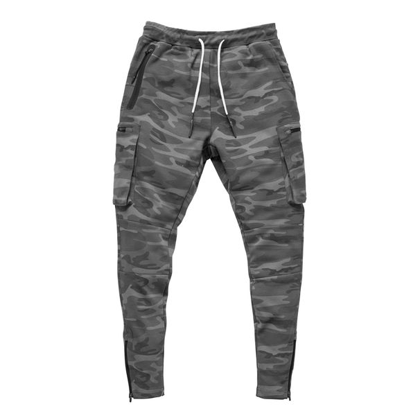 Muscle Fitness Brothers Lightweight Multi-Pocket Sports Cargo Men's Camouflage Long Running Training Pants Wholesale_viptrois.com