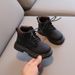 Child's shoes Boys lace-up fashion Doc Martens girls soft-soled single boots_viptrois.com