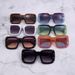 Men's Sunglasses Large Frame Sunglasses Fashion Square PC Embossed Personalized Metal Sunscreen Sunglasses_viptrois.com