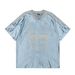 Jersey Loose Short T-shirt For Men And Women 2024 Summer New High Street American Style Off Shoulder Half Sleeved Top_viptrois.com