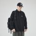 boy Pishi Vintage Sweatshirt Polo Collar Men's Autumn Loose High-end Feel Top American Oversize Large Size Jacket_viptrois.com