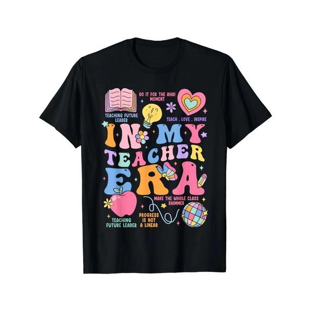 Camiseta Inspiradora Y Moda: Celebra El Espíritu Educativo En "Mi Era De Maestros"_viptrois.com