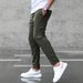 Men's Cropped Casual Trousers - Slim Fit Business & Streetwear Pants (S-3XL, 5 Colors) Men's Clothing_viptrois.com