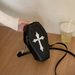 Factory for the new Halloween funny cross skull coffin rich personality single shoulder crossbody bag_viptrois.com