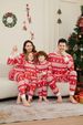 Christmas deer Snowflake tree stripes Christmas family dress printed homewear sleep_viptrois.com