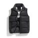 Men's Lightweight Graphene Cotton Vest, Slim Fit Winter Warm Sleeveless Jacket For Casual & Outdoor_viptrois.com