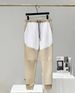 Men's Clothing New Men's Knitted Back Tapered Sweatpants Sports Leisure Training Pants 496 Back Zipper_viptrois.com