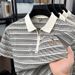 Men's Half Zip Polo Shirt, Breathable Stretch Short Sleeve Top With Pony Embroidery, Wrinkle-Resistant Casual Shirt For Daily Wear_viptrois.com
