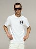 Men's 100% Cotton Ornate Floral H Monogram Print Tee, Light Luxury Casual Round Neck Gothic Vintage Short Sleeve T-shirt_viptrois.com