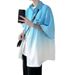 Summer New Tie Dye Gradient Fashion Brand Short sleeved for Men with High Grade Feeling, Loose, Pippy, Handsome, Trendy,_viptrois.com