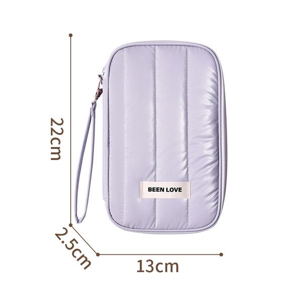 Passport Covers Portable Anti Theft Passport Bag Storage Bag Travel Down Storage Bag Large Capacity Document Bag Card Bag_viptrois.com