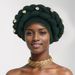 Muslim hat Crepe double braid big rhinestone heavy African national turban hat_viptrois.com