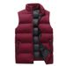 Large Standing Collar Polyester Vest Men, With Added Fat Warmth For Autumn Winter, 90 Kan Shoulder Vest, And Jacket_viptrois.com
