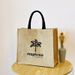 Beach Bag Large Capacity Linen Bag Women's Linen Carrying Mommy Bag Student Class Shoulder Tote Bag_viptrois.com