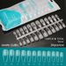 120pcs False Nails Acrylic Press on Nails Coffin Artificial Nails Clear/Semi-matte Tips for Extension Manicure Tool_viptrois.com