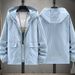 Men's clothing New summer solid color sun protection clothing jacket men's fat plus size trend loose fat sun protection clothing fishing clothing_viptrois.com