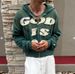 Men's Clothing Personality Street Letter Patch Embroidered Hoodie High Street Trend Zipper Loose Sweatshirt_viptrois.com