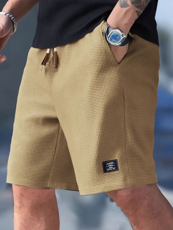 Men's Clothing Men's White Casual Sports Pants Summer Style Outerwear Five Point Corduroy Shorts For Formal & Casual_viptrois.com