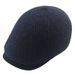Winter Knitted Wool Beret Warm Men's Middle-aged And Elderly British Style Duckbill Cap Patchwork Youth Forward Hat_viptrois.com