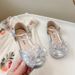 Children's Shoes Sandals Summer New Little Girl Rhinestone Sequins Fashion Princess Shoes Student Beach Shoes_viptrois.com