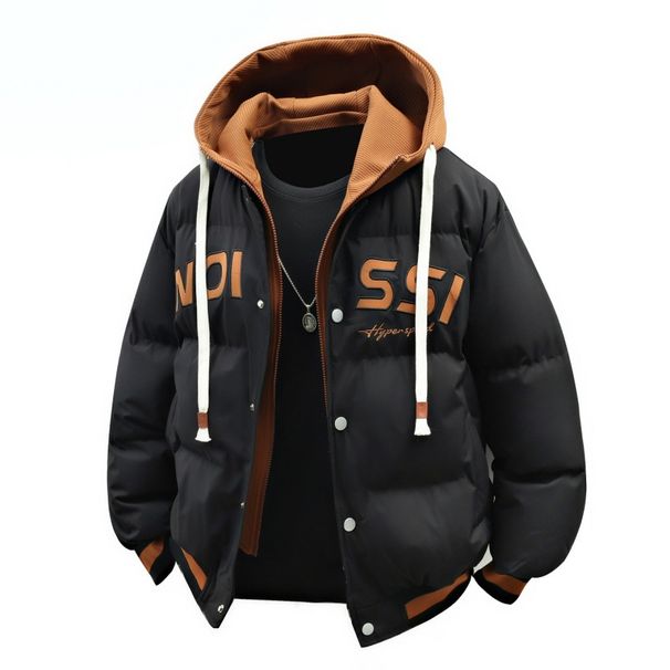 Boys Winter Teen Casual Student Padded Jacket Versatile Trend Warm Padded Jacket_viptrois.com