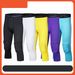 Men's Clothing Anti Collision Belt Leggings Cropped Pants Fitness Running Basketball High Elastic Leggings High Elastic Anti Collision Sports Tights_viptrois.com