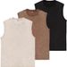 230G Pure Cotton American Batik Washed Sleeveless Vest Summer Retro Round Neck Heavyweight T-Shirt Men's Style_viptrois.com