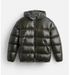 Men's Clothing Winter Hooded Cotton Jacket With Zip Closure, Warm Quilted Coat For Casual Outdoor Wear (Black, Dark Green)_viptrois.com